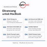 Case Matte MacBook Pro 16 Inch A2485 A2780 A2991 A3403 A3186 M1 M2 M3 M4 Hardcase Optimac - foto 4