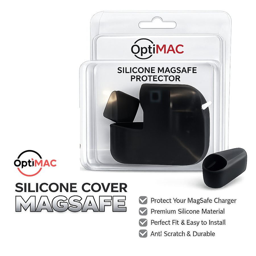 Case Charger Macbook Optimac Silicone Cover Protector Magsafe Pelindung Adaptor Air Pro Premium Soft
