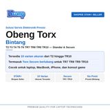 Obeng Torx Bintang T2 T3 T4 T5 T6 TR8 TR9 TR10 Secure Presisi iPhone MacBook Laptop - foto 7