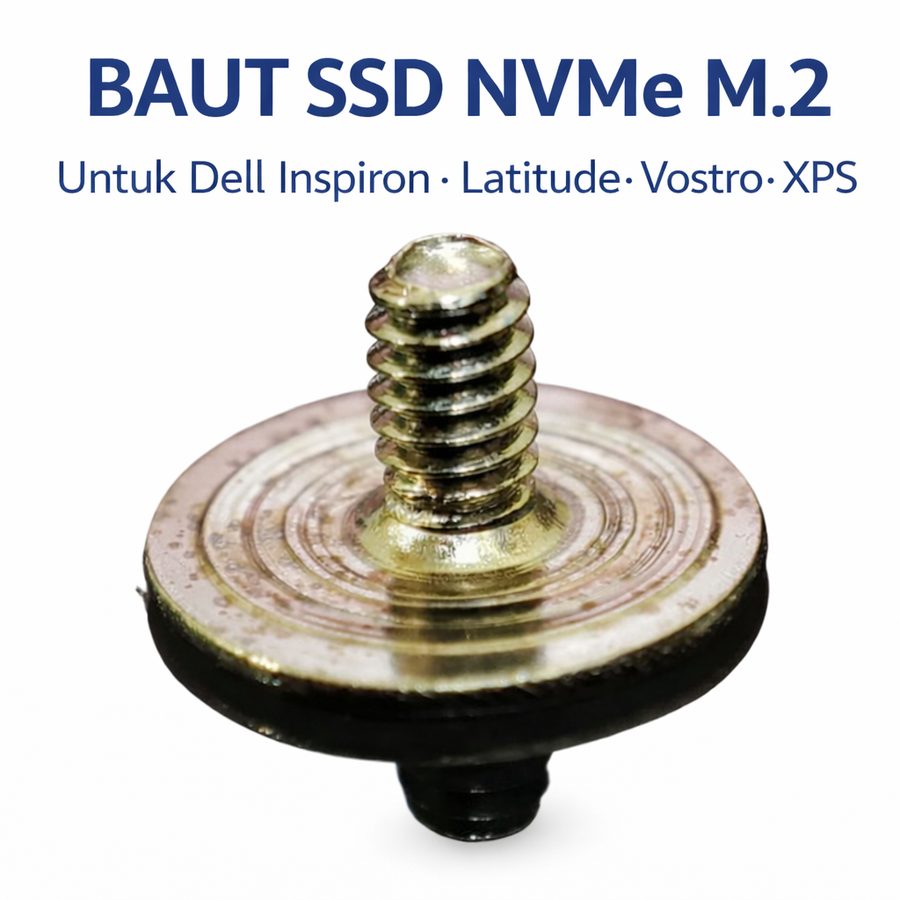 Baut SSD NVMe M.2 Dell Inspiron Latitude Vostro XPS - Baut Stabil Presisi Screw Sekrup Laptop