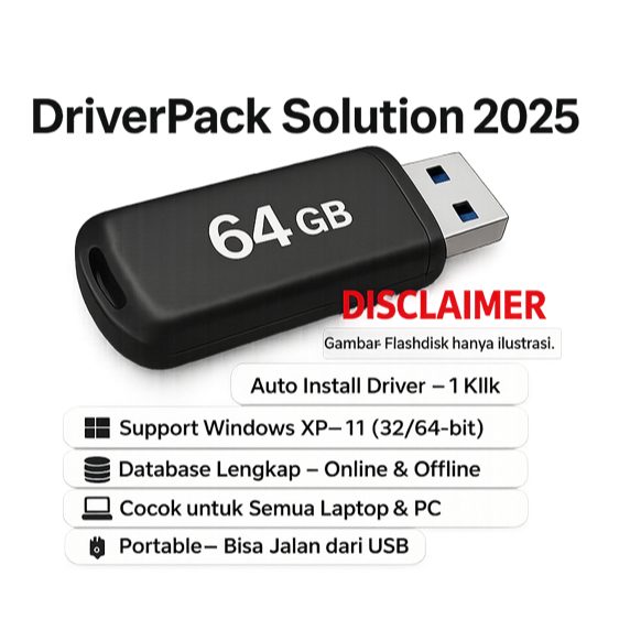 DriverPack Solution Offline Installer Terbaru 2025 Otomatis Laptop PC