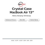 Case MacBook Air 13 Retina 2018 2019 2020 A1932 A2179 A2337 Hardcase Casing PC - foto 2