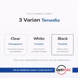 Optimac Hardcase MacBook Air 15 Inch M2 M3 M4 A2941 A3114 A3241 Crystal Polycarbonate 3 Warna - foto 4