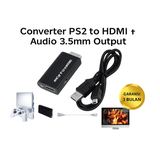 Converter PS2 to HDMI Audio 3.5mm Kabel Adapter Video Playstation ke TV LED LCD - foto 1