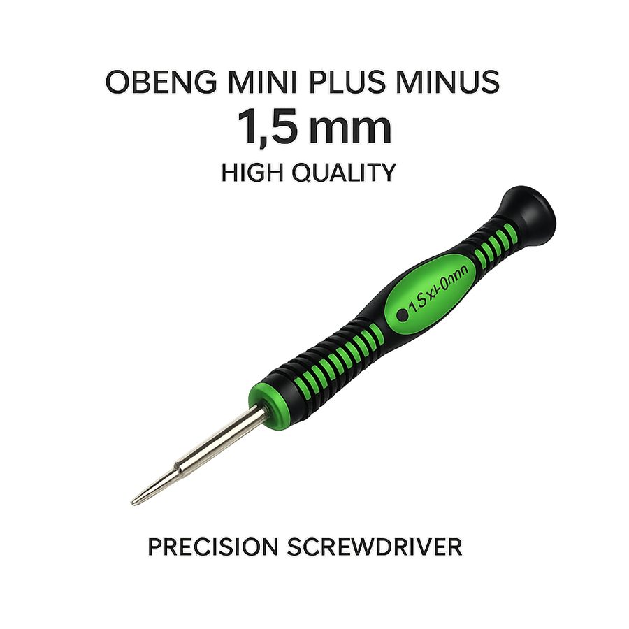 Obeng Kecil Mini Plus Minus Kacamata HP Laptop 1.5mm Presisi Anti Slip Screwdriver Magnet
