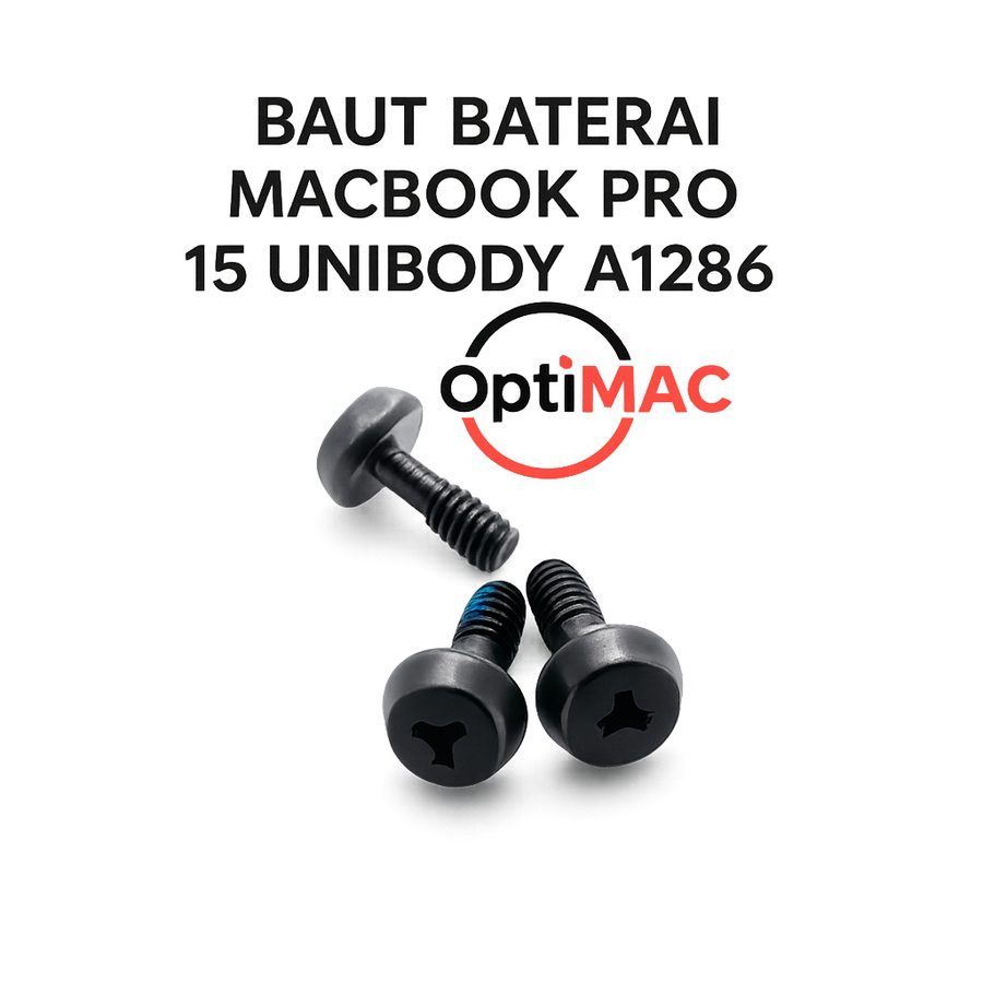Baut Baterai MacBook Pro 15 Inch Unibody A1286 1pcs - Sekrup Screw Baterai 2009 2012