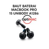Baut Baterai MacBook Pro 15 Inch Unibody A1286 1pcs - Sekrup Screw Baterai 2009 2012 - foto 1