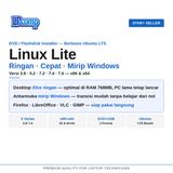 Linux Lite 7.8 DVD Installer OS Ringan Ubuntu 24.04 LTS Mirip Windows 64-bit Support 2029 - foto 2