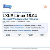 Laptop PC Lama LXLE Linux DVD Installer Ringan Alternatif Windows Ubuntu 20.04 LXDE - foto 2