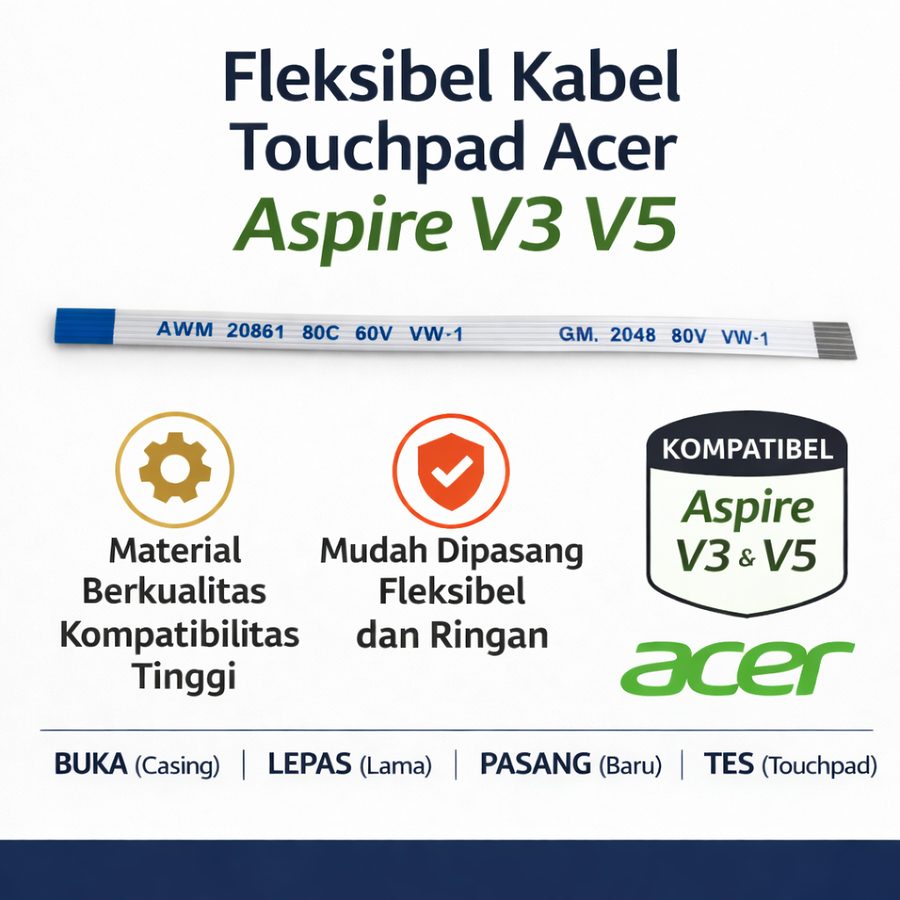 Kabel FPC Flexible Touchpad Acer Aspire V3 V5 ZIF Connector V3-471 V5-122 V5-471