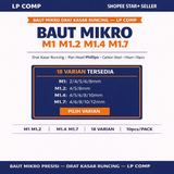 Baut Sekrup Kecil M1 M1.2 M1.4 M1.7 Drat Kasar Runcing Pan Head Philips Carbon Steel Hitam 10pcs - foto 5