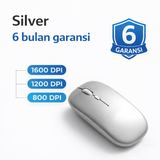 Mouse Wireless Bluetooth 5.0 2.4GHz Dual Mode Silent Click Rechargeable 1600DPI USB-C - foto 7