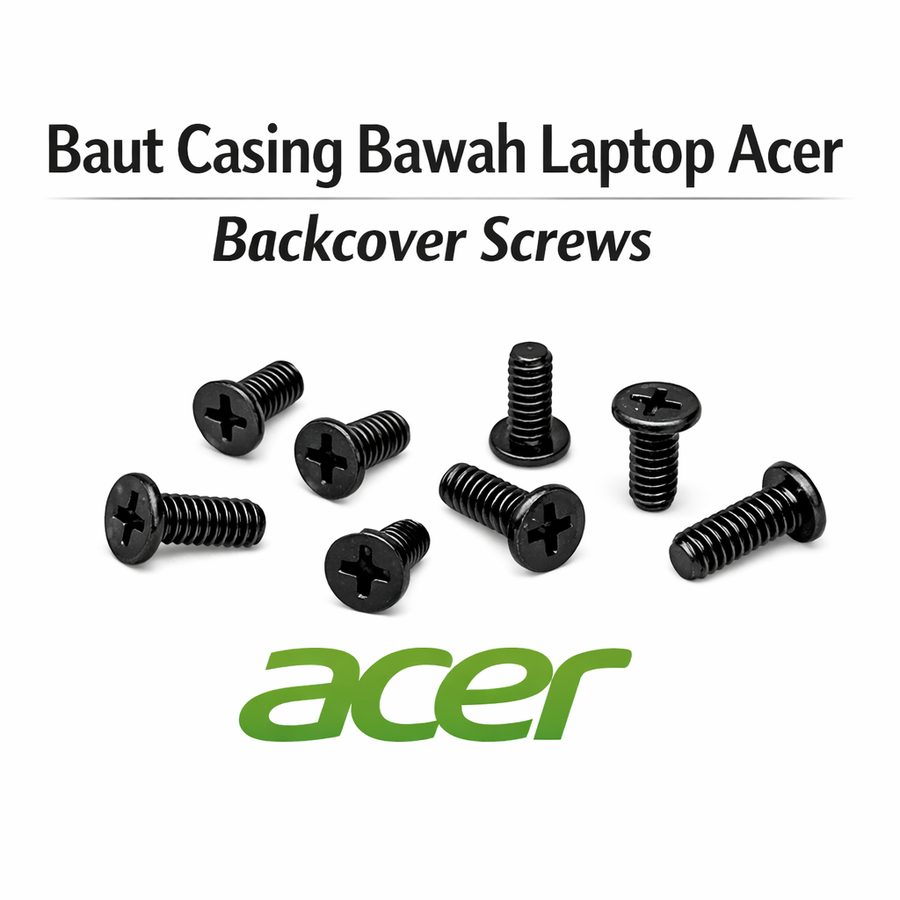 Baut Sekrup Laptop Acer Back Cover Casing Bawah Nitro 5 Aspire Swift 3 A314 A515 SF314 Screw