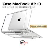 Case MacBook Air 13 Inch A1369 A1466 2010 2011 2012 2013 2014 2015 2016 2017 Optimac Crystal - foto 1