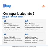 DVD Installer Lubuntu Linux Distro Ringan Antarmuka Mirip Windows LXQt Laptop PC Lama 32bit 64bit - foto 4
