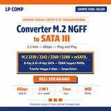 Converter SSD M.2 NGFF to SATA III 2.5 Inch Adapter Card 7mm B Key Support 2230 2242 2260 2280 - foto 6