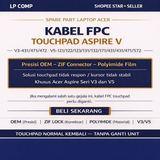 Kabel FPC Flexible Touchpad Acer Aspire V3 V5 ZIF Connector V3-471 V5-122 V5-471 - foto 2