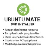 Ubuntu MATE DVD Installer 24.04.3 LTS Stabil Ringan Desktop Klasik GNOME 2 Support 2027 - foto 1