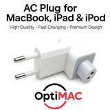 AC Plug Optimac Kepala Charger MacBook Pro Air Retina M1 M2 M3 iPad Duckhead EU High Quality - foto 1