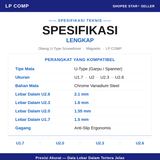 Obeng U-Type Screwdriver U1.7 U2 U2.3 U2.6 Magnetic Anti Tamper Garpu Spanner Servis Elektronik - foto 3