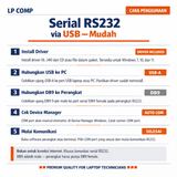 Kabel Adapter USB to RS232 DB9 HL-340 Serial Converter CNC PLC Barcode Win7 64bit Win10 Win11 - foto 5