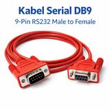 Kabel Serial DB9 9-Pin RS232 Male to Female Extension Koneksi Data Stabil 1.5m - foto 1