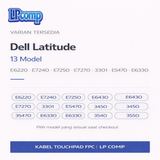 Kabel Flexible FPC Touchpad Laptop Dell Latitude E6220 E7250 3450 3510 3550 3590 Konektor - foto 3