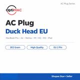 AC Plug Optimac Kepala Charger MacBook Pro Air Retina M1 M2 M3 iPad Duckhead EU High Quality - foto 2
