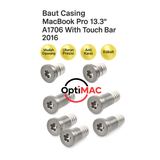 Baut Casing MacBook Pro 13 A1706 Touch Bar 2016 2017 Screw Pentalobe Sekrup - foto 1