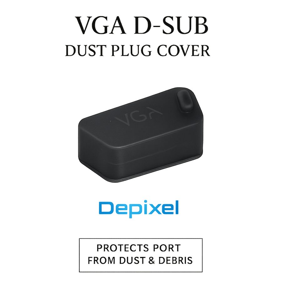 Tutup VGA Monitor Anti Debu | Penutup Port VGA D-SUB 15 Pin Dust Plug
