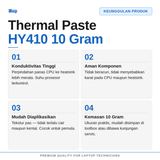 Thermal Paste HY410 10g Pasta Termal CPU GPU Laptop PC Processor Anti Overheat Grease - foto 2
