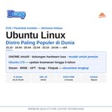 DVD Installer Ubuntu Linux Kaset Distro Populer Stabil Desktop Server 64bit Ramah Pengguna - foto 2