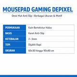 Mouse Pad Gaming Anti Slip Deskmat XL 60x30 80x40 90x40 cm Alas Meja Keyboard Mousepad - foto 2