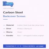 Baut Casing Bawah Lenovo ThinkPad X220 X230 X240 X270 X280 E470 T430 T420 T400 Back Cover Screws - foto 6