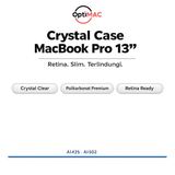 Case MacBook Pro Retina 13 Inch A1425 A1502 2012 2013 2014 2015 Hardcase Crystal Optimac - foto 3