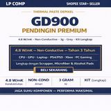 Thermal Paste GD900 3g Pasta Prosesor 4.8W/mk Non Conductive CPU GPU Laptop PS4 PS5 Xbox - foto 5