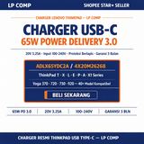 Charger Casan Type C 65W USB-C 20V 3.25A ThinkPad T480 T480s T580 X280 PD 3.0 - foto 2