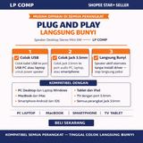 Speaker Laptop PC Desktop Stereo Mini 6W USB 3.5mm Jack Bass Multimedia Komputer Notebook - foto 5