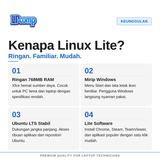 Linux Lite 7.8 DVD Installer OS Ringan Ubuntu 24.04 LTS Mirip Windows 64-bit Support 2029 - foto 4