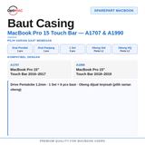 Baut Casing MacBook Pro 15 Inch Touch Bar A1707 A1990 Screw Pentalobe Set - foto 2