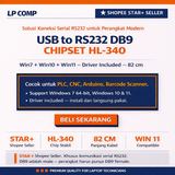 Kabel Adapter USB to RS232 DB9 HL-340 Serial Converter CNC PLC Barcode Win7 64bit Win10 Win11 - foto 6