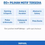 Mouse Pad Gaming Anti Slip Deskmat XL 60x30 80x40 90x40 cm Alas Meja Keyboard Mousepad - foto 5