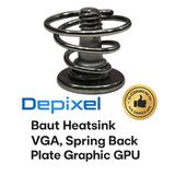 2pcs Baut Heatsink Spring Screw M2 M2.5 VGA GPU Graphics Card Laptop - foto 1