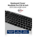 Keyboard Protector MacBook Pro A2141 A2289 Touch Bar 13 16 Inch - Anti Debu Silikon Premium - foto 1