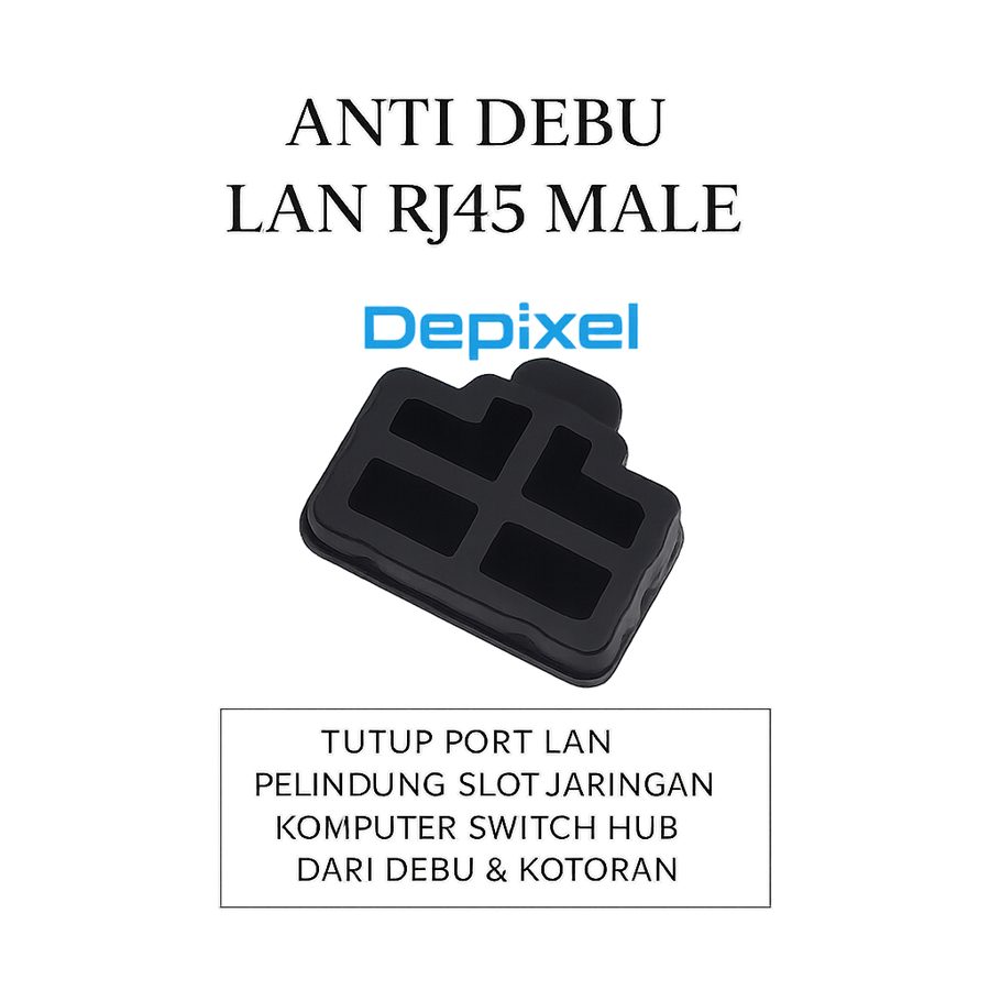 Tutup Port LAN RJ45 Ethernet Anti Debu Dust Cover Protector