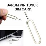 Jarum Ejector SIM Card HP Tray Kartu Tusukan Simcard Tusuk Handphone Buka Slot Colokan Lubang Tool - foto 3
