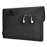 Laptop Sleeve Case 13 Inch with Pouch Felt Premium Slim MacBook Air Pro Sarung Tas Stylish - foto 3
