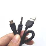 Kabel Splitter Micro USB ke AUX 3.5 mm + USB Male 50 cm - foto 2