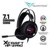 Headset Headphone Alcatroz Gaming 7.1 X-Craft HP 3 PRO RGB - foto 1