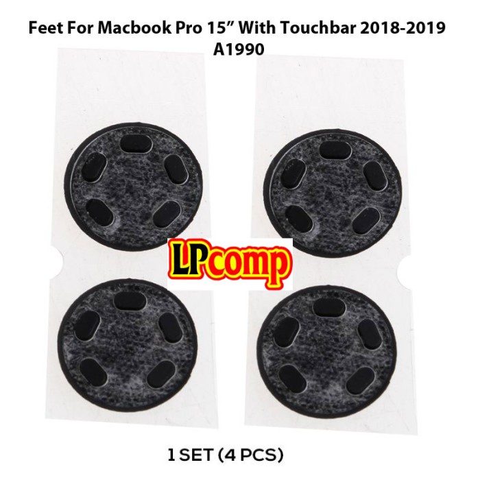 Rubber Feet Kaki Karet MacBook Pro 15 Touchbar 2018 2019 A1990 Original 4 Pcs